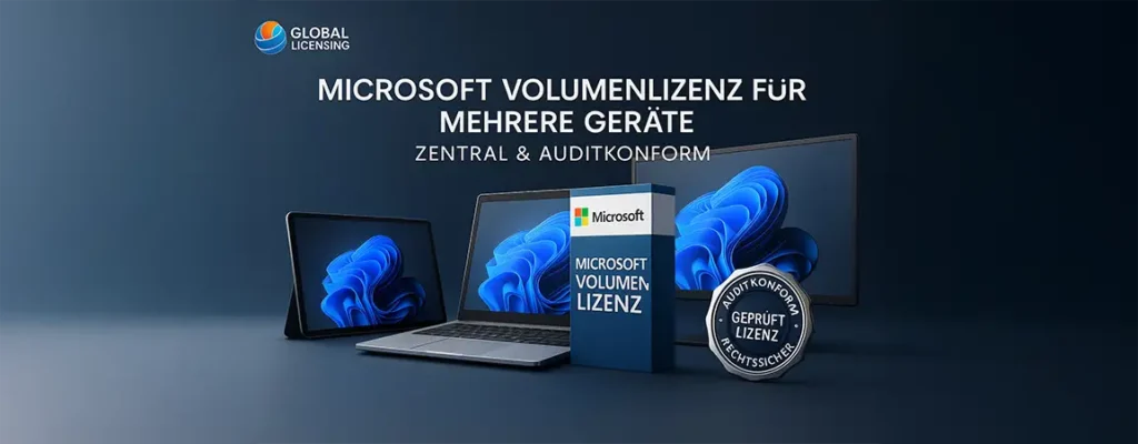 Microsoft Volumenlizenz für mehrere Geräte