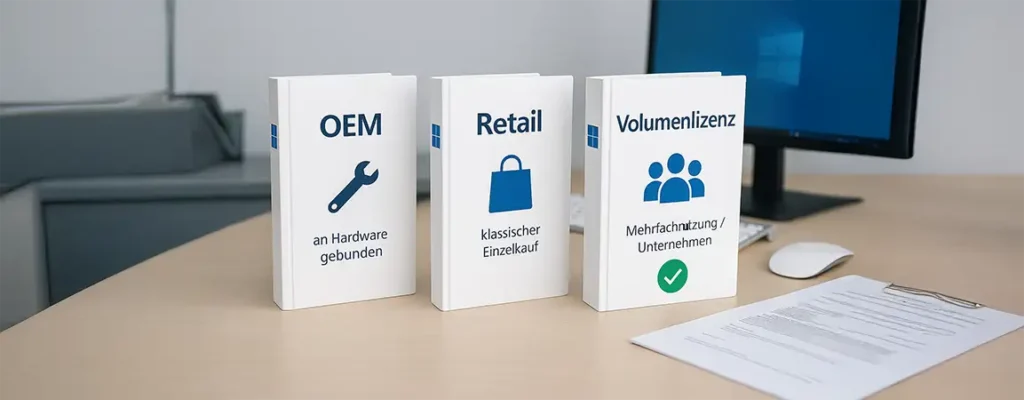 OEM - Retail oder Volumenlizenz – was ist was?