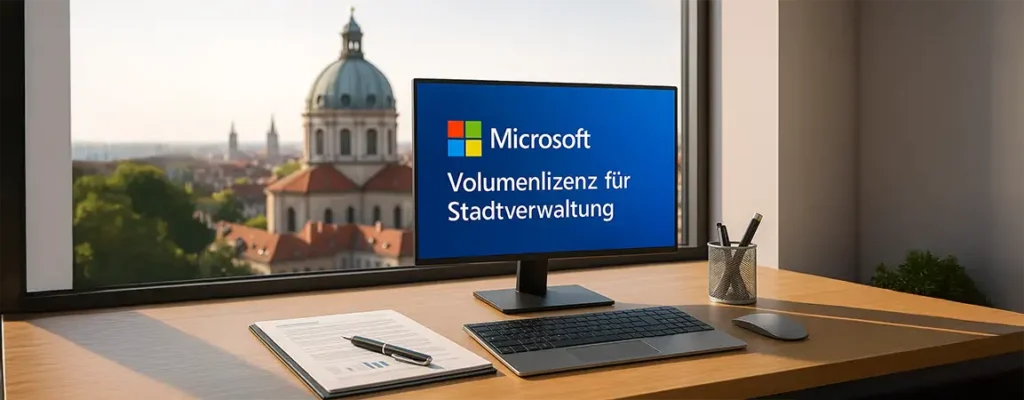 Microsoft Volumenlizenz für Stadtverwaltung