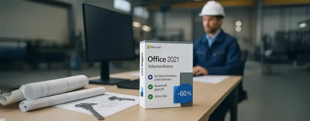 Office 2021 Volumenlizenz für Maschinenbauunternehmen kaufen