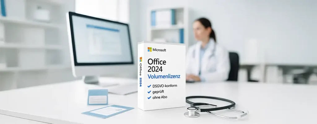 Office 2024 Volumenlizenz für Arztpraxis kaufen
