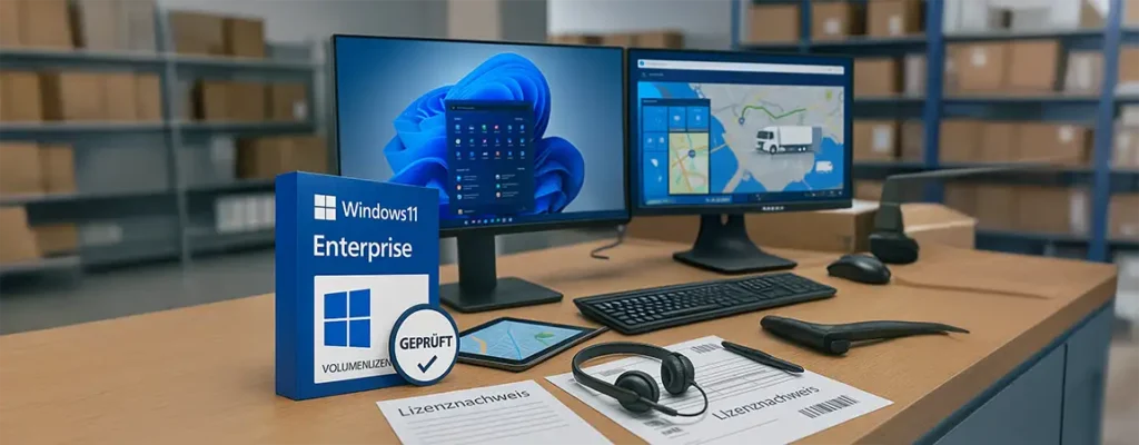 Windows 11 Enterprise Volumenlizenz für Speditionsunternehmen kaufen