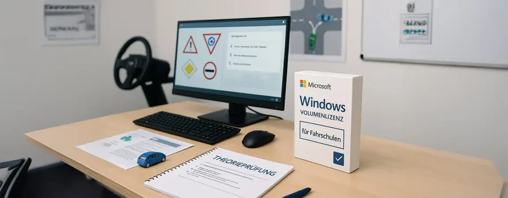 Windows Volumenlizenz für Fahrschulen kaufen