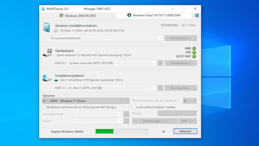 Windows-11-Bypass: OS-Setup auf jedem PC mit WinNTSetup