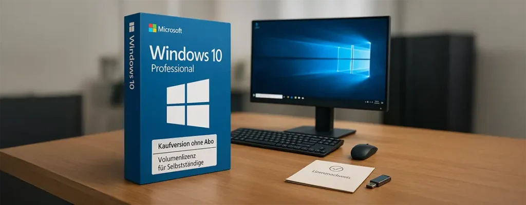 Windows 10 Professional Volumenlizenz für Selbstständige kaufen