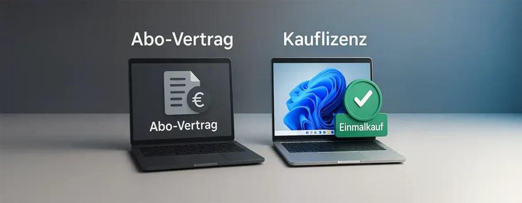 Raus aus dem Abo - Transparente Kauflizenzen