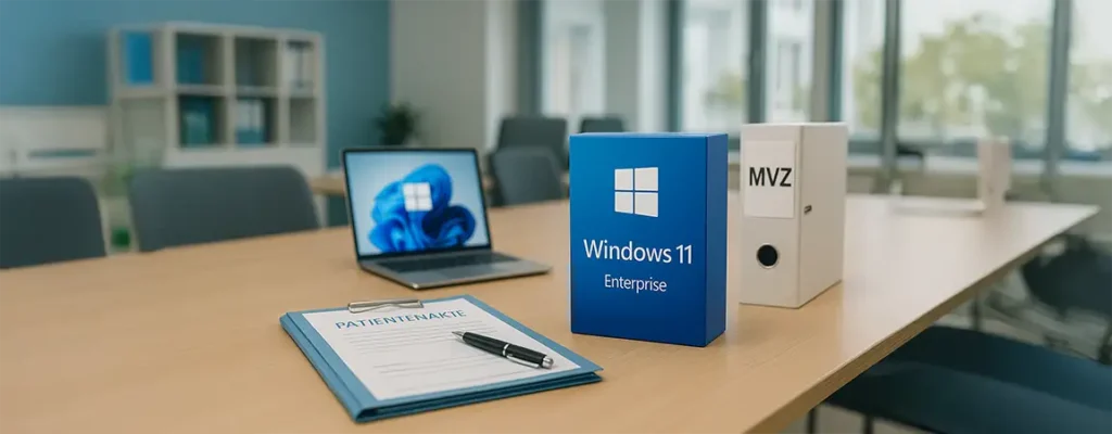 Windows 11 Enterprise Volumenlizenz für MVZ & Ärztezentren