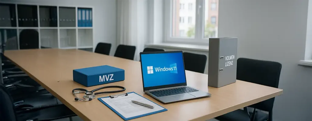 Windows 11 Professional Volumenlizenz für MVZ & Ärztezentren