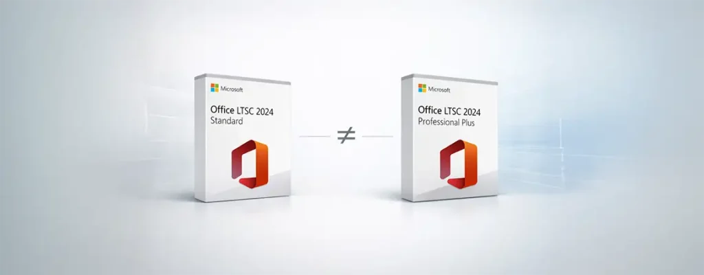 Office LTSC 2024 Standard vs Professional Plus
