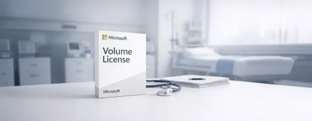 Microsoft Volumenlizenz für Gesundheitseinrichtungen