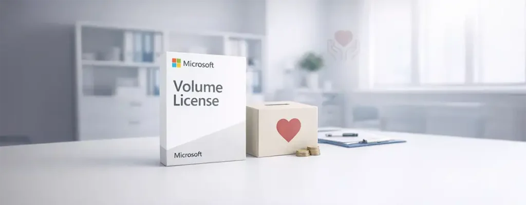 Microsoft Volumenlizenzen für gemeinnützige Organisationen