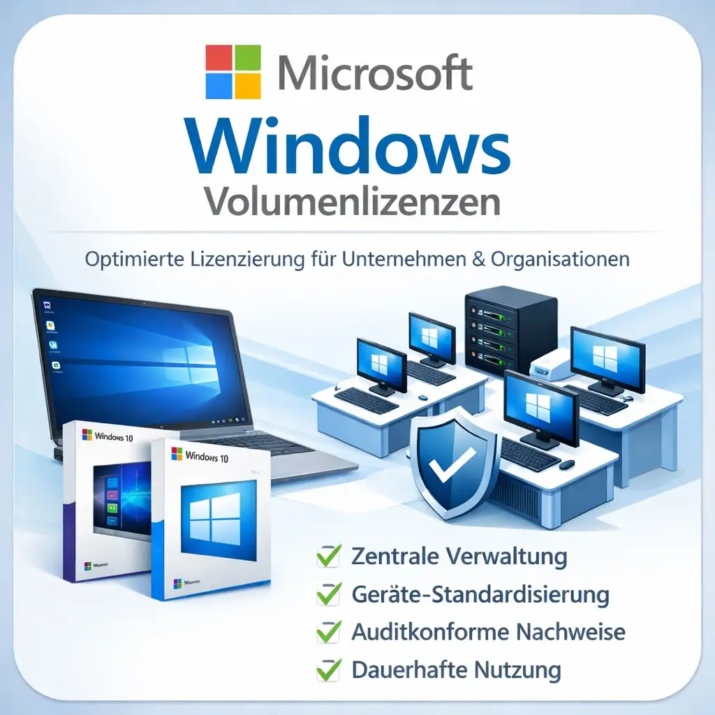 Microsoft Windows Volumenlizenz kaufen