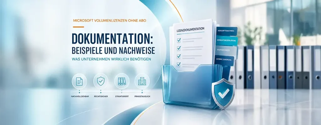 Microsoft Volumenlizenz ohne Abo Dokumentation – Beispiele und Nachweise für Unternehmen
