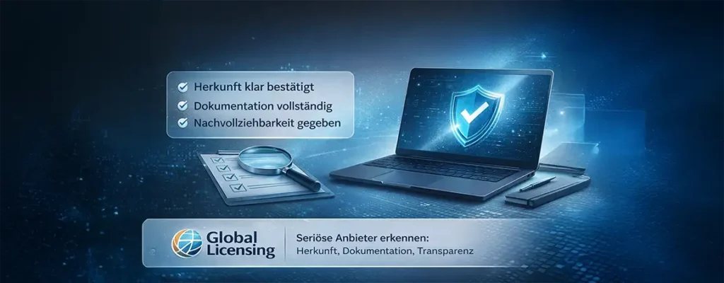 Microsoft Volumenlizenzen ohne Abo kaufen: Woran Sie seriöse Anbieter erkennen