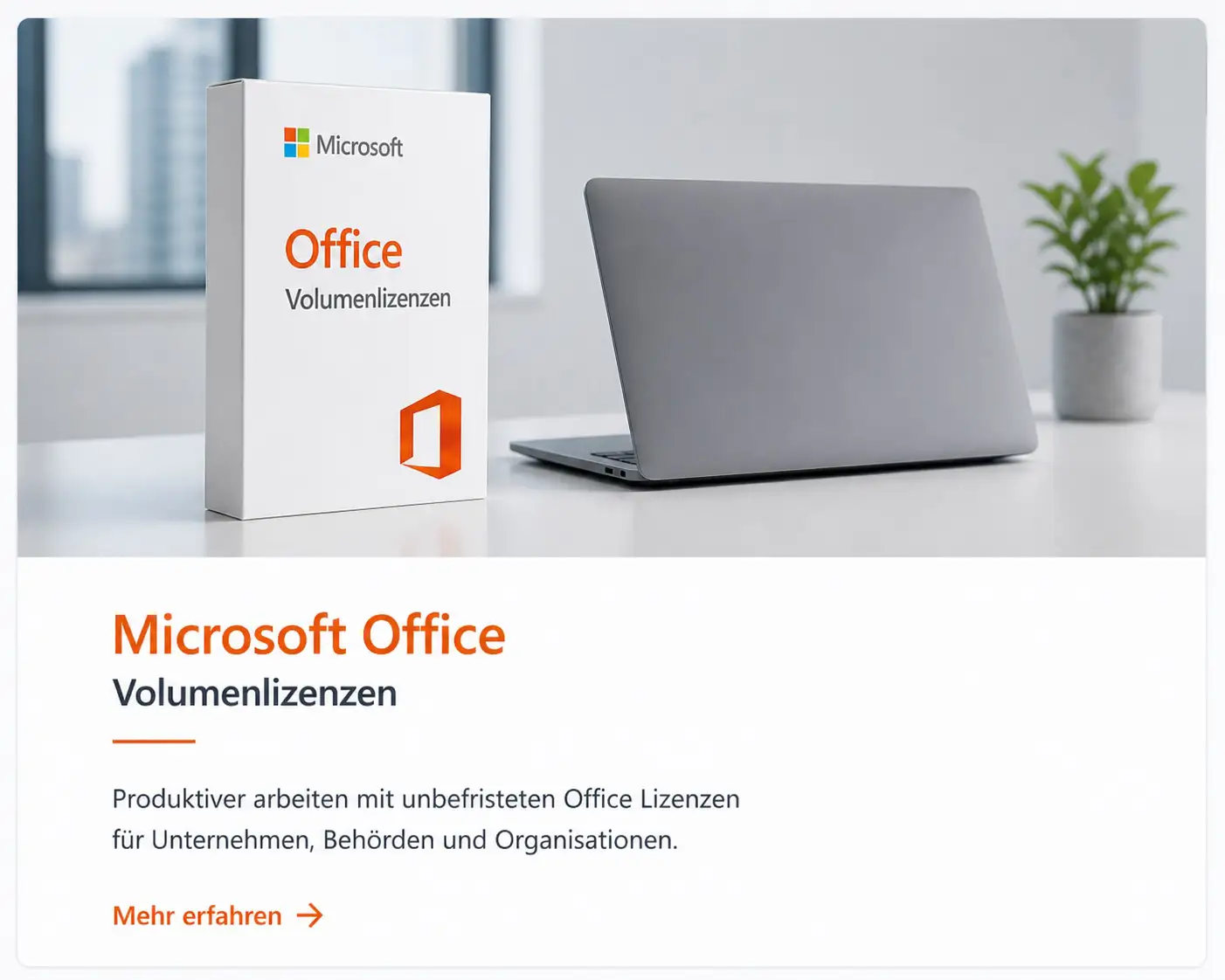 Microsoft Volumenlizenzen ohne Abo