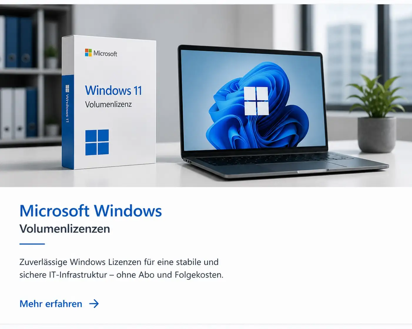 Microsoft Volumenlizenzen ohne Abo