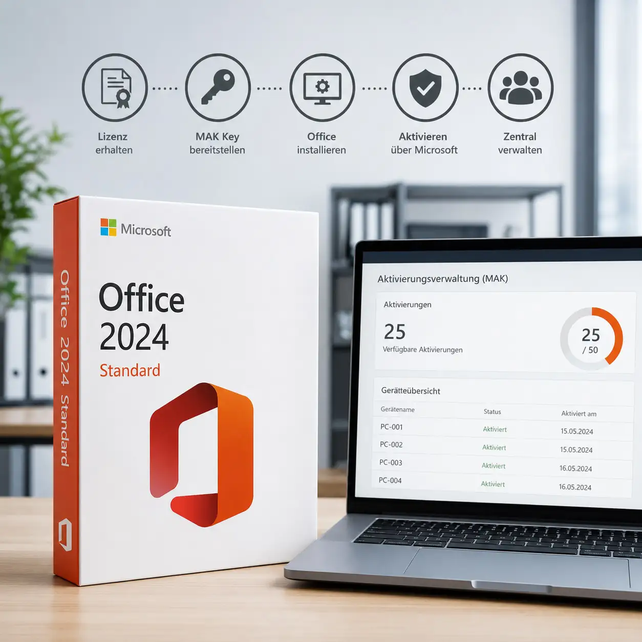 Office 2024 MAK Key kaufen