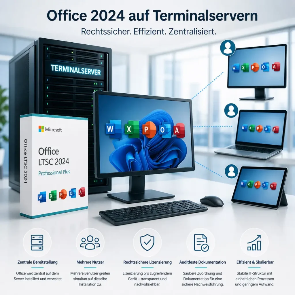 Office 2024 auf Terminalservern