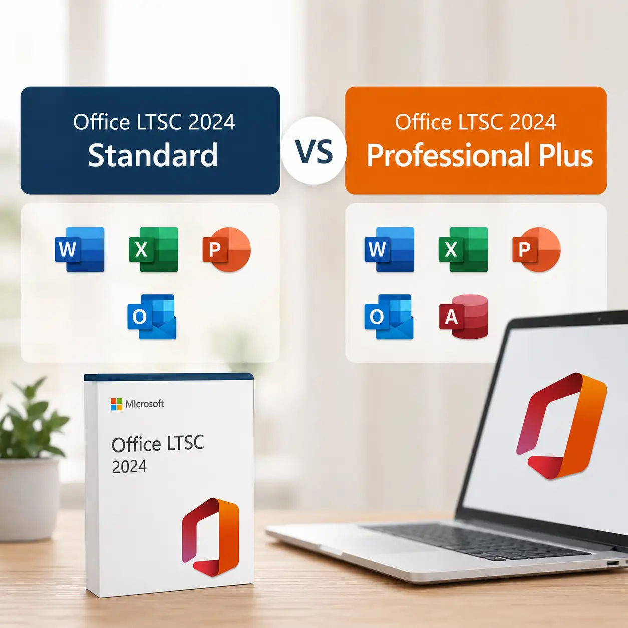 Office LTSC 2024 Standard vs Professional Plus