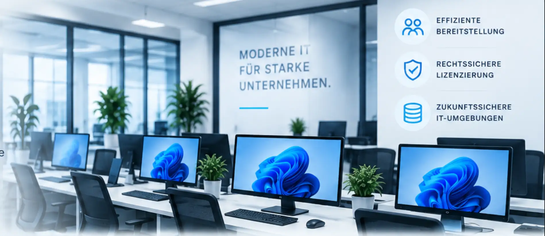 Windows 11 Pro Volumenlizenz für mehrere Arbeitsplatzgeräte in Unternehmen