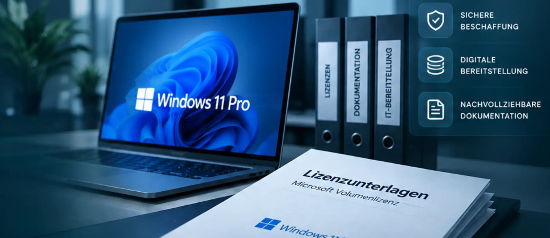 Windows 11 Pro Volumenlizenz für Unternehmen bei Global Licensing anfragen